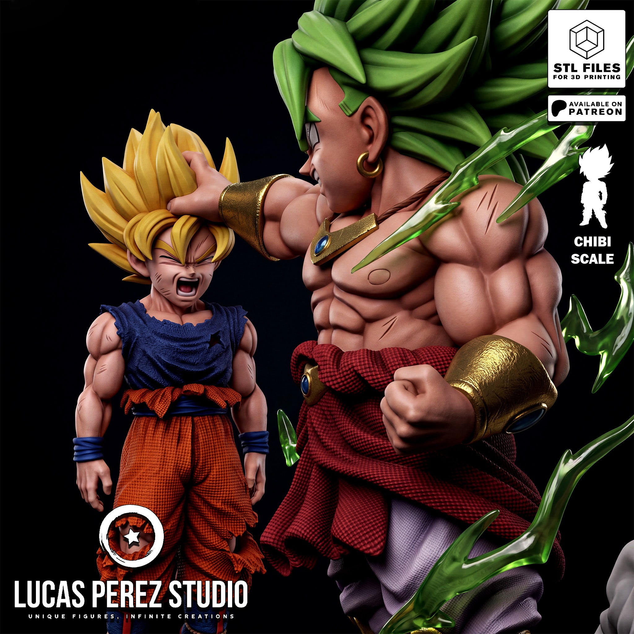Broly vs Goku – Dragon Ball | Chibi Battle