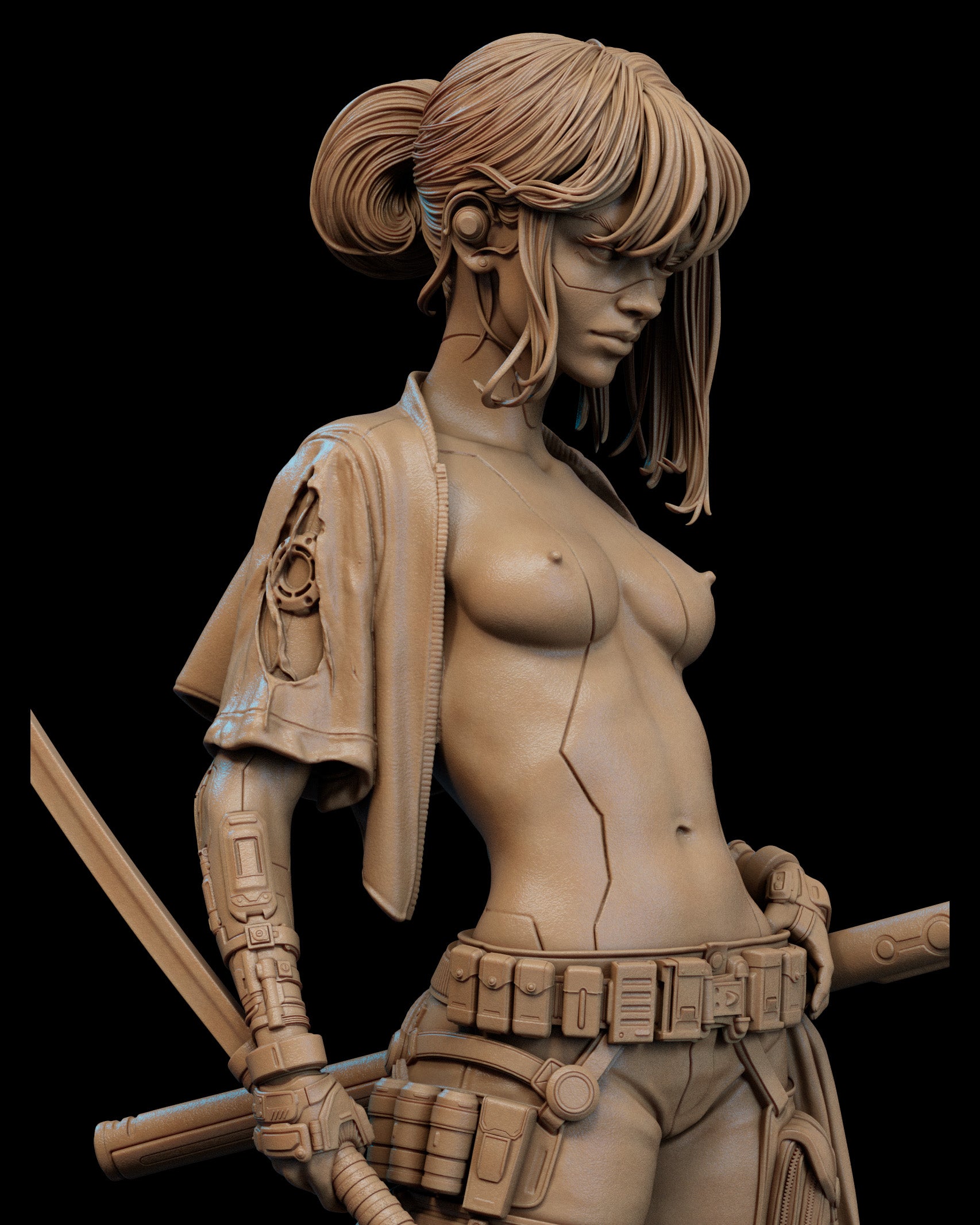 Cyber Samurai NSFW