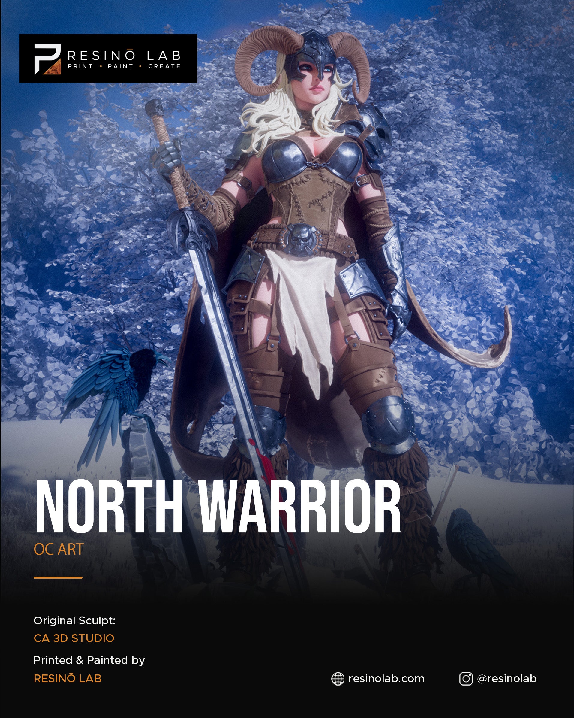 Warrior of the North OC Art