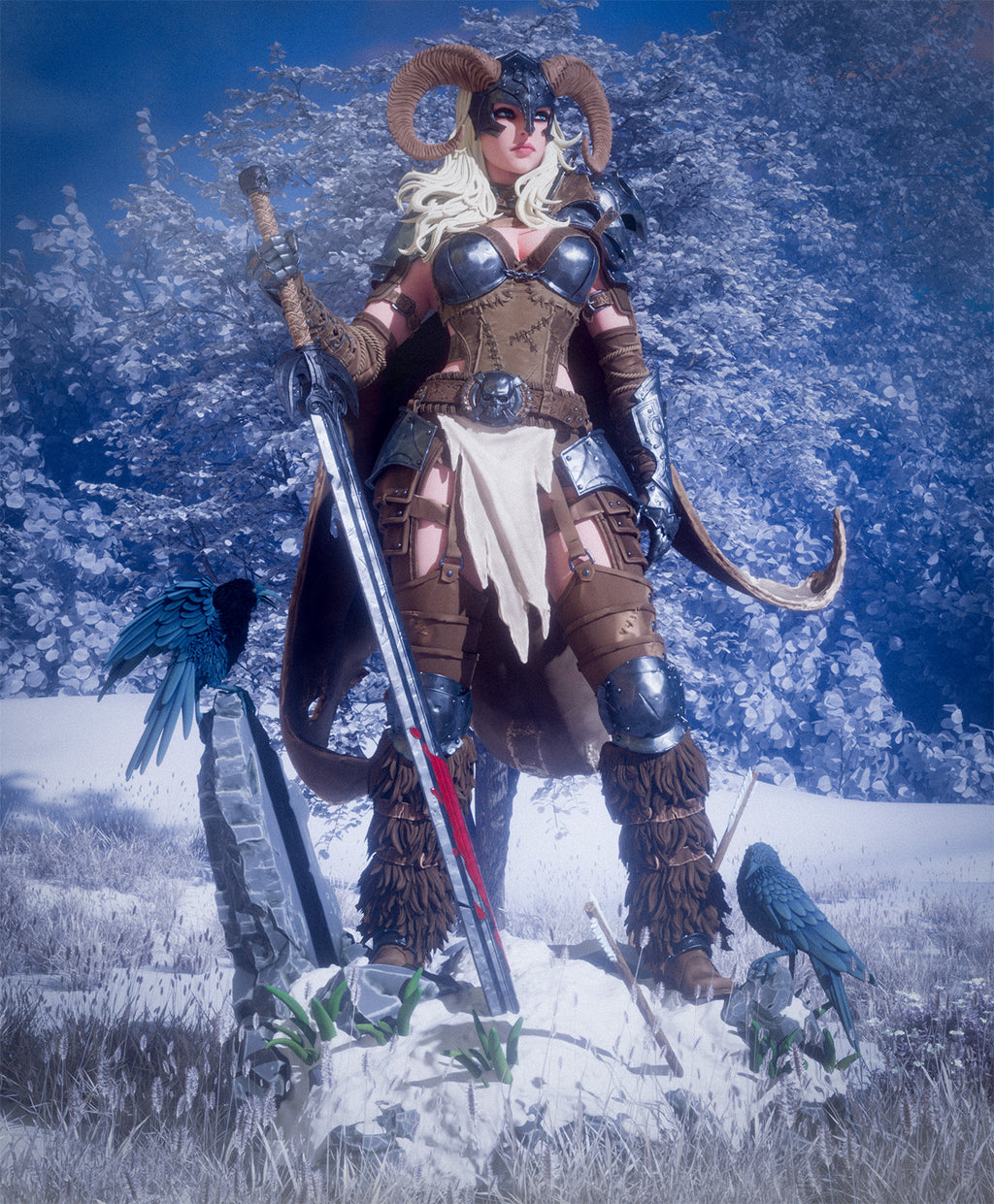 Warrior of the North OC Art
